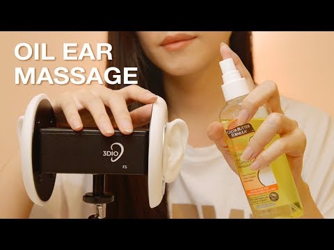 ASMR Oil Ear Massage for Deep Relaxation (No Talking)
