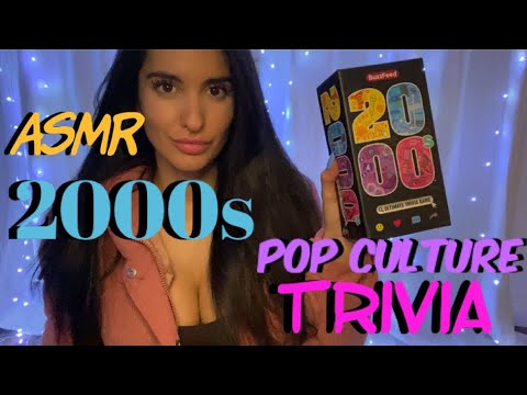 💘💛💜💙ASMR Whispering 2000s Pop Culture Trivia Cards 💙💜💛💘