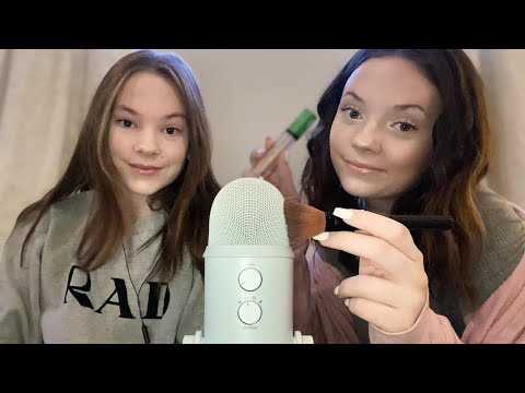 my sister tries to give me asmr~Tiple ASMR