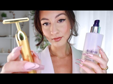 ASMR Spa Facial Treatment Roleplay for Sleep | Face Massage, Skincare + Personal Attention