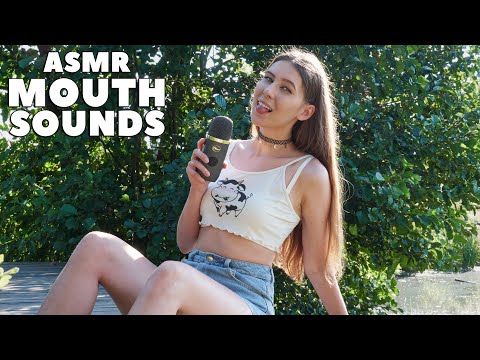 ASMR OUTSIDE 🫶 Fast & Aggressive MOUTH SOUNDS [tk tk, wet/dry, tongue fluttering]