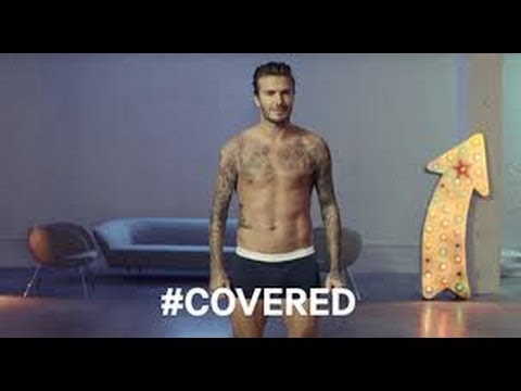 David Beckham Uncovered Sexy H&M Super Bowl 2014 Commercial AD Video