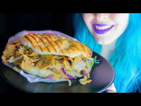 ASMR: Doner Kebab in Grilled Pita Bread | Turkish Takeout ~ Relaxing Eating Sounds [No Talking|V] 😻