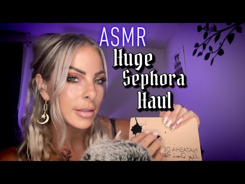 Makeup ASMR HUGE Sephora Haul - Whisper ASMR