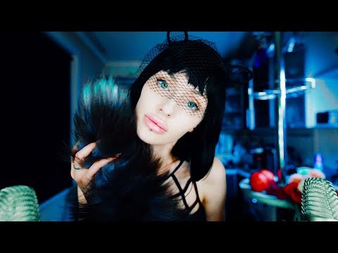 ASMR touching your face / kitty ears