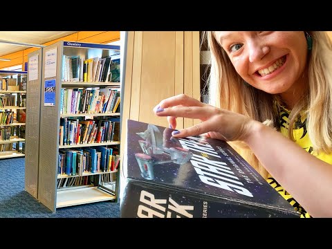 ASMR in a Real Library 📚