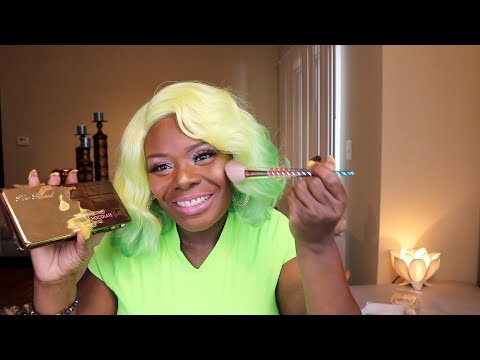 Neon Wig ASMR Makeup Chit chat