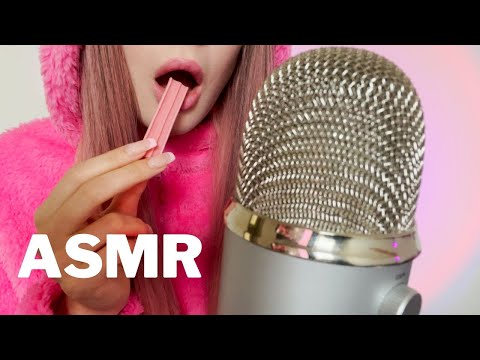 ASMR Chewing Gum Into My Mic (no talking) *LOUD CHEWING SOUNDS*