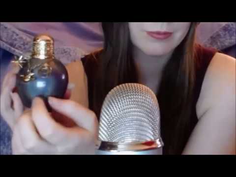 ASMR Tapping on Glass Bottles (Perfume Collection)