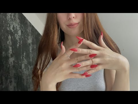 ASMR I NAIL TAPPING WITH MOUTH SOUNDS 😍