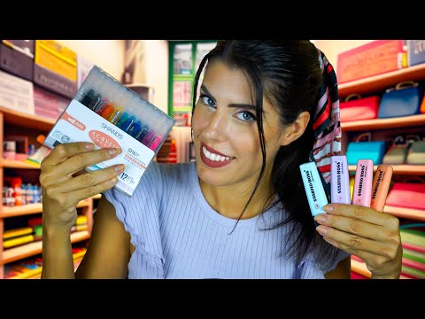 ASMR 🖍 CARTOLERIA ROLEPLAY • Back To School EXTRA RELAX