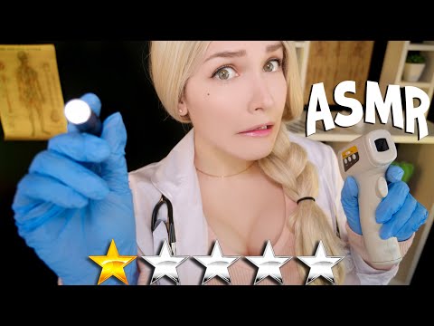 АСМР Ужасный общий осмотр 💉⭐ ASMR Worst Reviewed Medical Exam 💊😱 [RP]