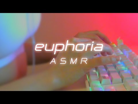 ASMR 🐇 SOFT KEYBOARD TYPING WITH YOUR GIRLFRIEND. NO TALKING.