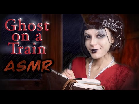 ASMR | Ghost Draws YOU On The Train 🚂 (Ambiance, Cozy, Sketching Sounds)