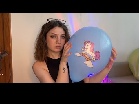 ASMR | Kitty Popping the Biggest Balloons Ever With Hoop Earrings 💝