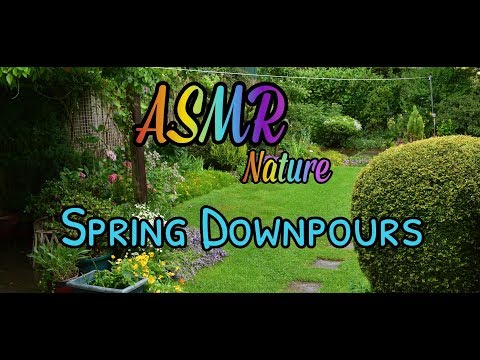 ASMR NATURE SOUNDS: Spring Downpours 🌦️🌸 | Rain White Noise for Sleep/Study/Meditation