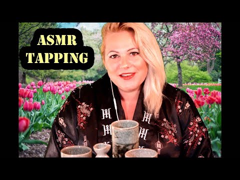 [ASMR] [Tapping] [Tea and Sake set]