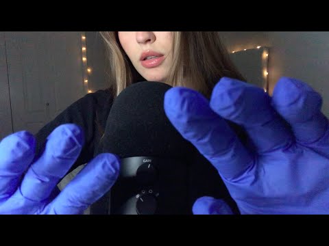 ASMR latex glove sounds, fast hand movements, mic tapping, & a bit of rambling | Andrew's CV