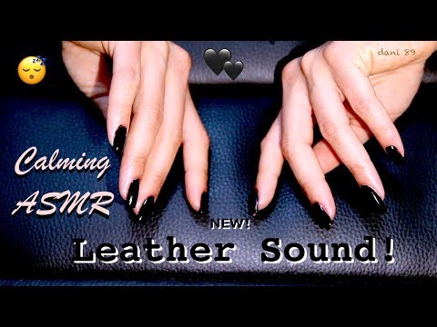 🖤 Binaural ASMR for Your entertainment! 🎧 BLACK theme for calming relaxation! ★ LEATHER SOUND! ★