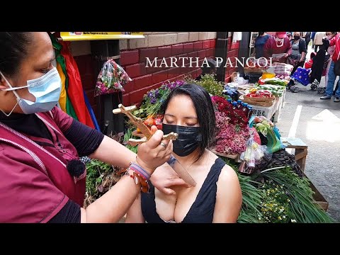 MARTHA ♥ PANGOL, MARKET LIMPIA WITH SWORD (Feria Libre Cuenca), SPIRITUAL CLEANSING, MASSAGE, ASMR