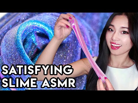 [ASMR] Super Satisfying Slime (Rainbow, Unicorn, Crunchy, Galaxy)
