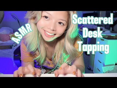 Scattered Desk Tapping (Nail Tapping, Finger Pad Tapping, Chaotic, Rhythms)