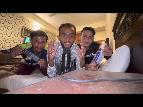 ASMR With Bro & Friend | In Hotel 🏨