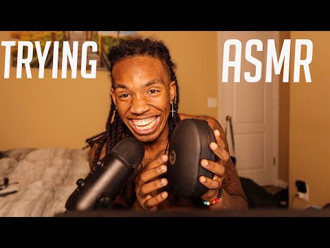 Trying ASMR For The First Time ( Let ME Know What You Think )
