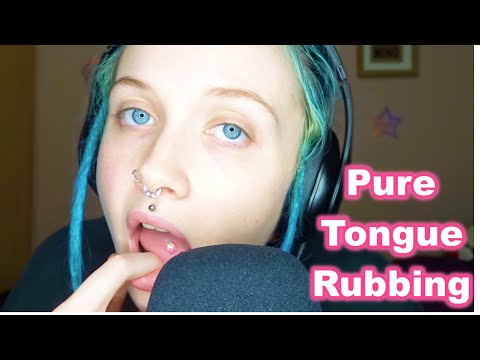 ASMR 10 Minutes Of Tongue Rubbing