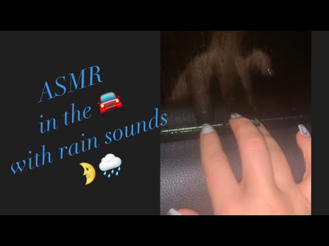 ASMR Fast Car Tapping & Scratching // Triggers for Sleep // Rain Sounds // No Talking