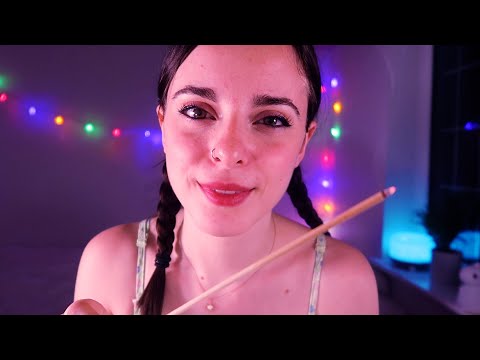 ASMR | Energy Healing & Self Love Affirmations ❤️   (with relaxing hand movements)