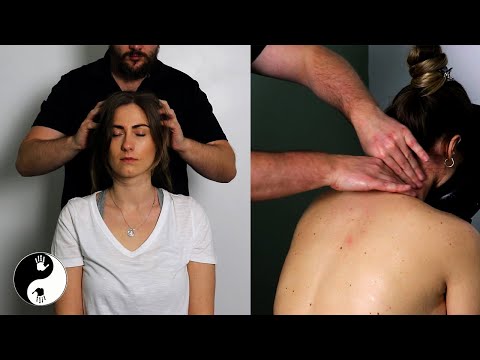 [ASMR] Seated Neck & Shoulder Massage to Take Away A Year Worth of Stress & Anxiety [no talking]