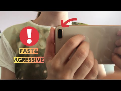 ASMR | ⛔️ FAST & AGGRESSIVE ⛔️tapping on IPhone Pt. 3 (no talking)