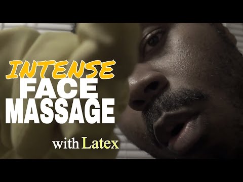 ASMR Face Massage & Scalp Massage Role Play with Latex Gloves (INTENSE LATEX SOUNDS) - No Talking