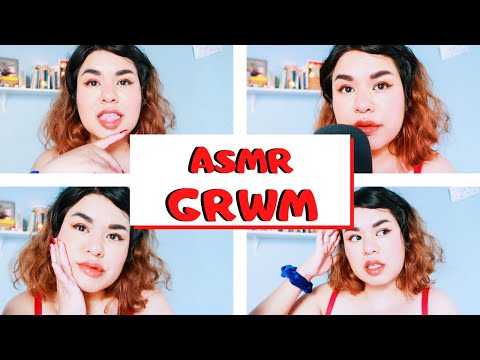 ASMR Get Ready With Me | Make-up Tapping & Up-Close Whispering