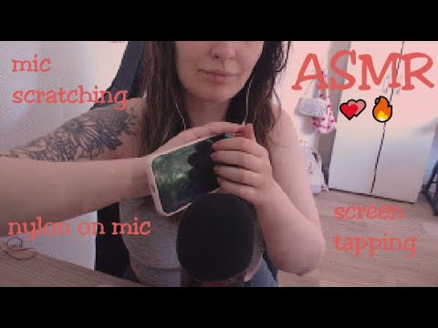 ASMR The BEST Triggers 💕🔥 (Mic Scratching, Nylon on Mic, Clicky Buttons, Screen Tapping) No Talking