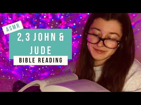 CHRISTIAN ASMR 2 JOHN, 3 JOHN & JUDE BIBLE READING | simple reading TS2009 version