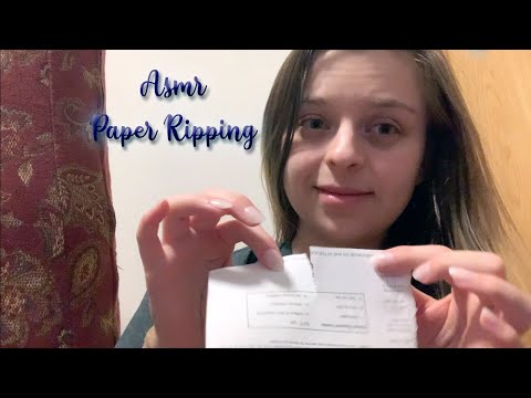 ASMR Paper Ripping