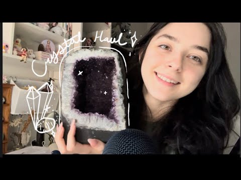 ASMR Crystal Tapping and whispering✨
