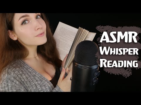 АСМР Чтение шепотом 📚 ASMR Whisper Reading