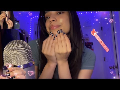 apply my nails with me | chatty - asmr ⭐︎˚❤︎⋱