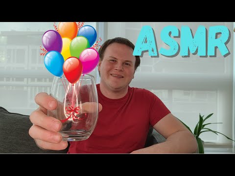 ASMR It's Your BIRTHDAY!🎈(Personal Attention, Tracing, Massage, Roleplay)