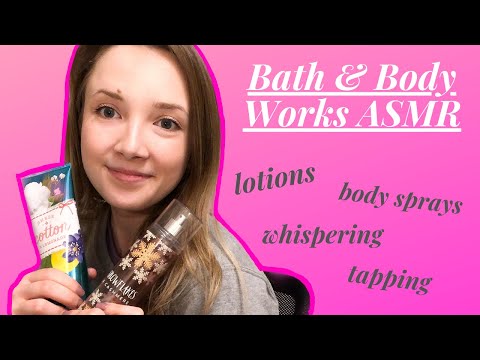 Whispering ASMR / Bath and Body Works / Lotion Sounds / Liquid Sounds
