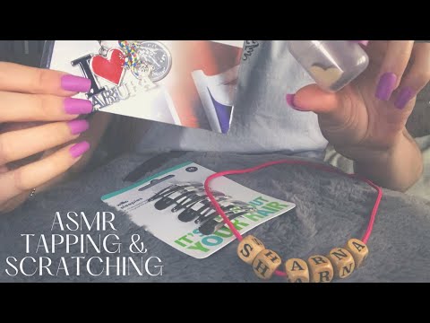 ASMR FAST TAPPING & SCRATCHING ON RANDOM ITEMS I FOUND IN MY BEDROOM DRAWER (No talking)