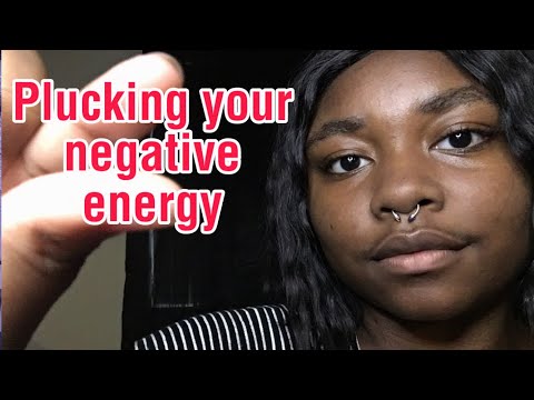 ASMR Plucking Your Negative Energy 🥹 #asmr #asmrplucking #negativeenergy