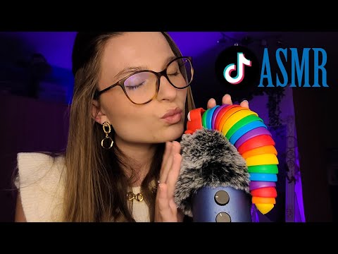 ASMR trying TIKTOK triggers 📸 (bugs, wood soup, spit painting,...)