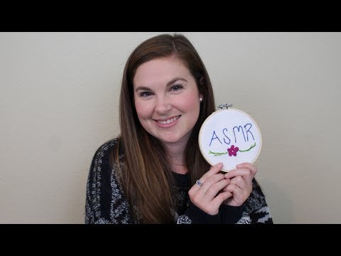 [ASMR] Floral Hand Embroidery with Lettering (No Talking, Cross Stitch)