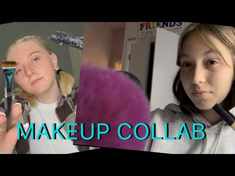 doing your makeup two different ways with @Tixa ASMR!!