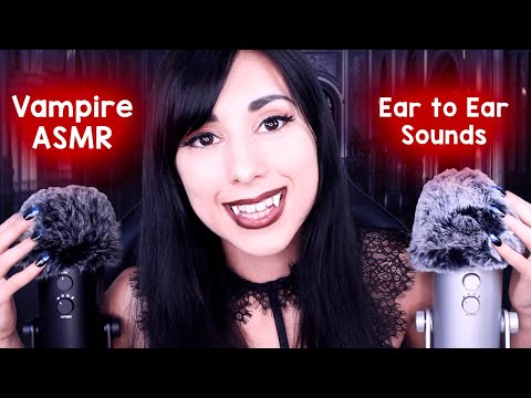 ASMR Vampire Putting You to Sleep with Slow Mic Scratching & Whispers | Ear to Ear Sounds| Role Play