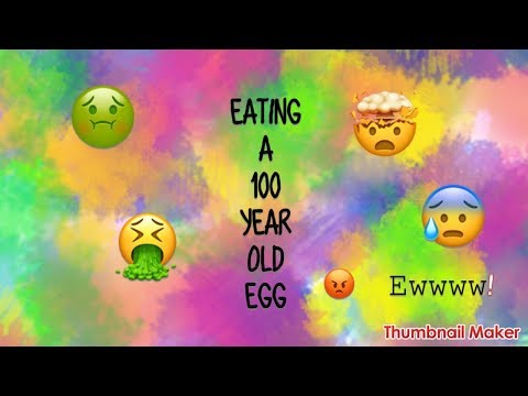 Eating A 100 Year Old Egg || I Almost Threw Up 🤢